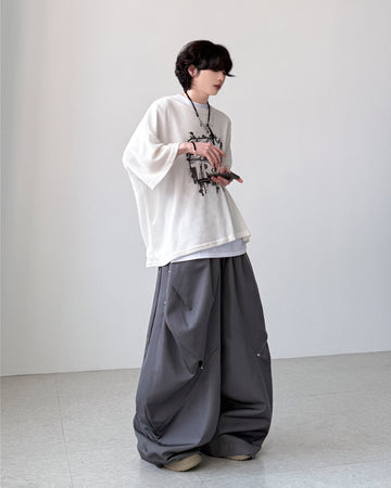 Abetsu Rivet Balloon Pants